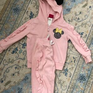 Pink Minnie Mouse Sweatsuit
